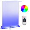 vidaXL baseina strūklaka ar RGB LED gaismām, akrils, 51 cm