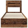 vidaXL Gultas rāmis Vecs koks 100 x 200 cm Inženierijas koks