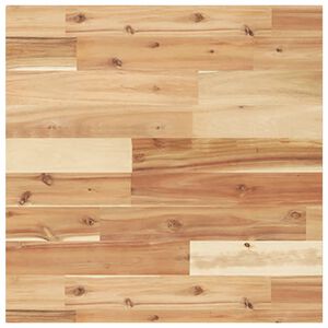 vidaXL galda virsma, 50x50x2 cm, kvadrāta forma, akācijas masīvkoks