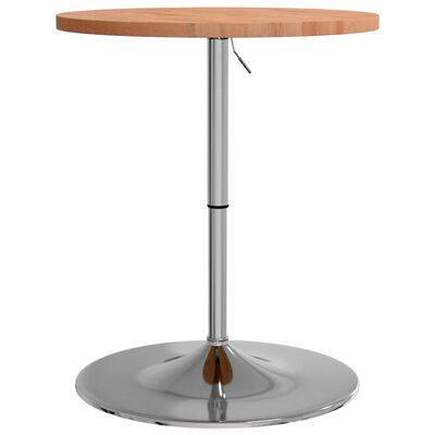 vidaXL bāra galds, Ø60x90,5 cm, dižskābarža masīvkoks