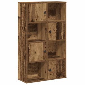 vidaXL grāmatu plaukts, koka krāsā, 60x24x101,5 cm, inženierijas koks