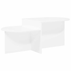 vidaXL Kafijas galdiņ&scaron; Balts 100 x 50 x 40 cm Inženierijas koks