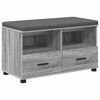 vidaXL Zāles sols Pelēka Sonoma 80 x 38 x 46 cm
