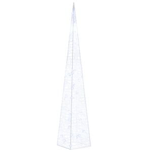 vidaXL LED lampiņu dekorācija, akrils, konusveida, 60 cm, zila