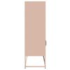 vidaXL Highboard Pink 68x39x123 cm Tērauds