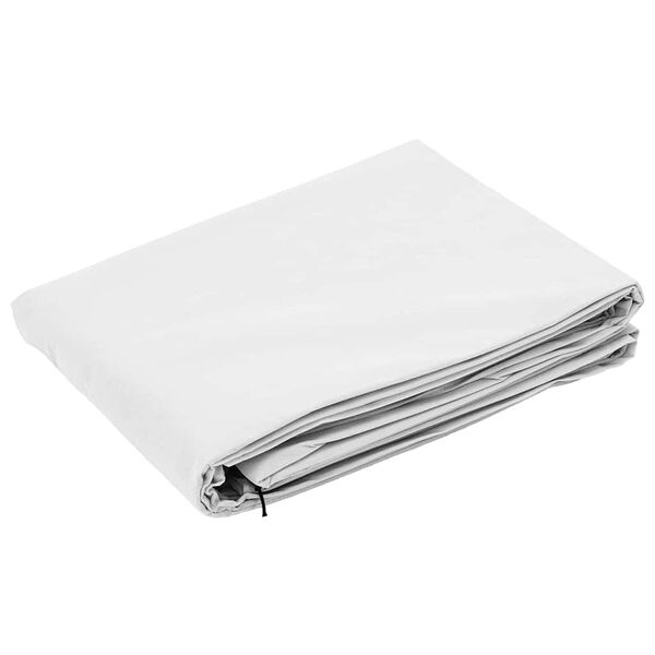 vidaXL Salu aizsargājo&scaron;ie augu plēves pārklāji 3 pcs Balts
