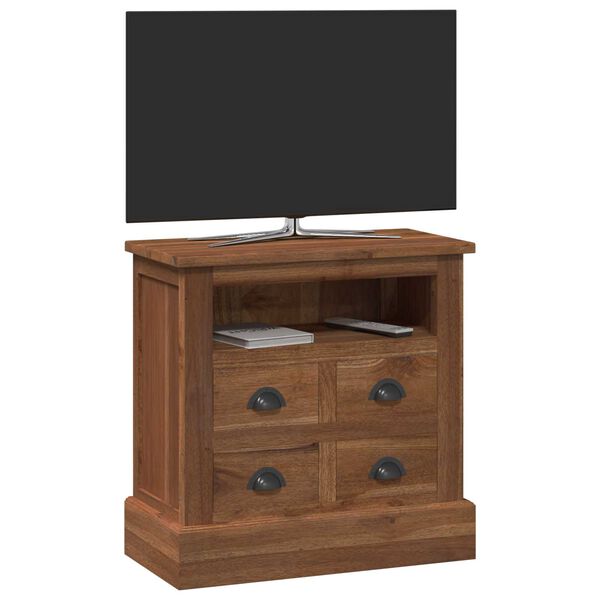 vidaXL Skapītis ar atvilktni Dabiska 60 x 30 x 60 cm Ciets tek&scaron;a koks