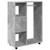 vidaXL drēbju plaukts, betona pelēks, 80x40x110 cm, inženierijas koks
