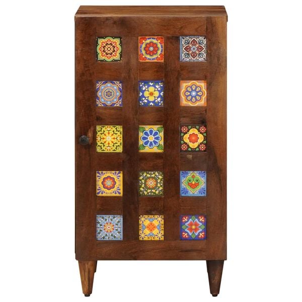 vidaXL Puse Valriekstu koks 40 x 33,5 x 75 cm Cieta mango koksne