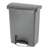 Rubbermaid trauks Slim Jim 30 l, pelēks