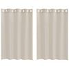 vidaXL Voile aizkaris 2 gab. Smil&scaron;u 140 x 140 cm Poliesters