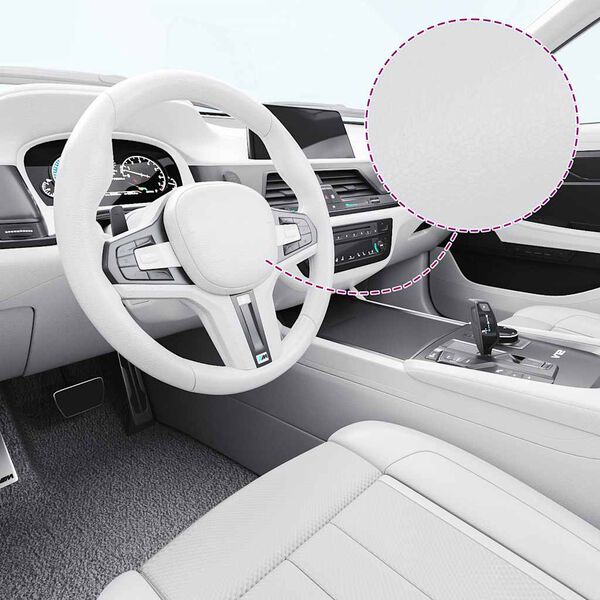 vidaXL automa&scaron;īnu plēves, 2 gab., matētas, baltas, 100x150 + 50x150 cm