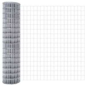 vidaXL Eiropas žogs 1 x 25 m PVC pārklāts dzelzs