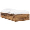 vidaXL Grīdas gultas rāmis Vecs koks 80 x 200 cm Inženierijas koks