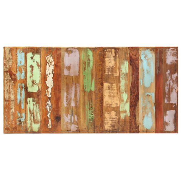 vidaXL virtuves galds, pārstrādāts masīvkoks, 180x90x76 cm