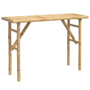 vidaXL konsoles galdiņ&scaron;, 115x39x75 cm, bambuss
