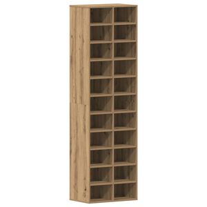 vidaXL apavu skapis Artisan ozols 54x34x183 cm inženierijas koks