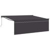 vidaXL Izvelkams jumtiņ&scaron; Antracīts 400 &times; 300 cm