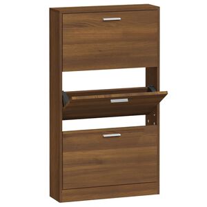 vidaXL apavu skapītis, ozolkoka, 59x17x108 cm, inženierijas koks