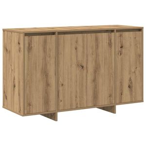 vidaXL Puse amatnieku ozola 120 x 41 x 75 cm Inženierijas koks