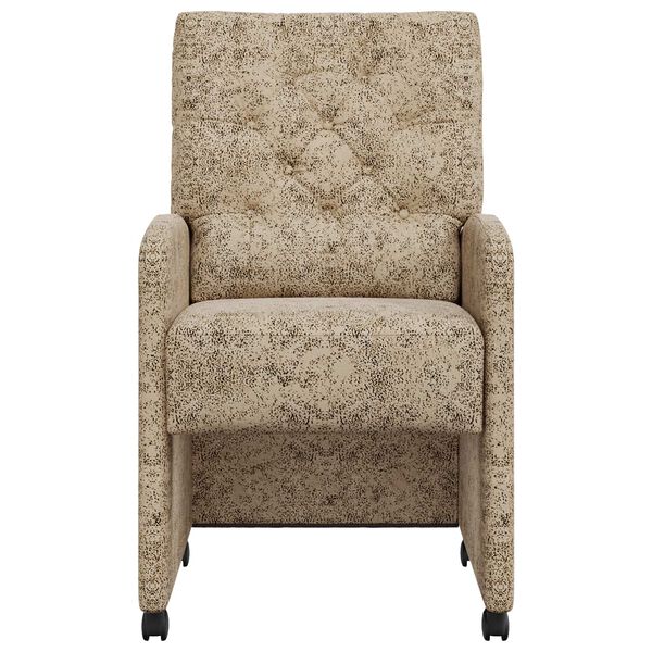 vidaXL Ēdamgalda krēsli ar ritenī&scaron;iem ar riteņiem 2 pcs Gai&scaron;i pelēka