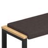 vidaXL Solspilvens Audums Tum&scaron;i brūna Dziļums 35 cm