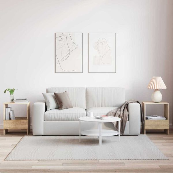 vidaXL Žurnālu statīvs 2 pcs Sonoma ozols 35 x 30 x 45 cm