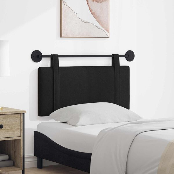 vidaXL Karājo&scaron;s galvgalis Vienkrāsains Melns 100 x 55 x 5 cm audums