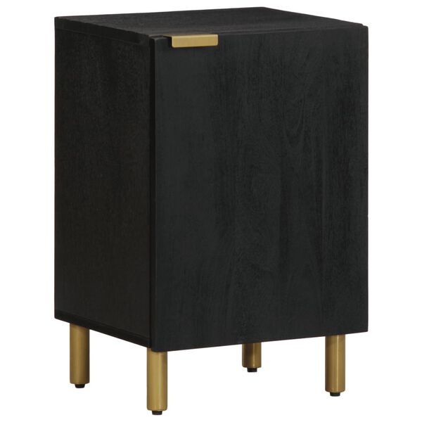 vidaXL vannasistabas skapītis, melns, 38x33x58 cm, inženierijas koks