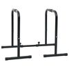 vidaXL Piepūles stienis Melna 116 x 66 x 74,5 cm