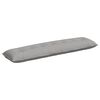 vidaXL Atpakaļ spilvens Mākoņu pelēka 200 x 19 x 50 cm audums