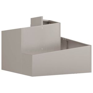 vidaXL Dārza stādītājs Brūna 60 x 60 x 50 cm Novecināts tērauds