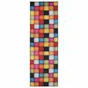 vidaXL Paklāja ceļ&scaron; LESAKA krāsains 80 x 300 cm Dimanta samts