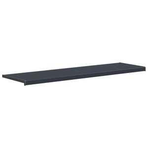 vidaXL Logu palodze Antracīts ar koka tekstūru 120 x 45 x 4,5 cm PVC