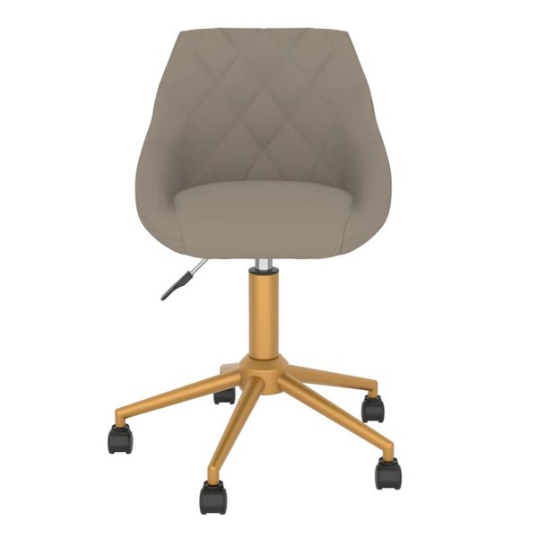 vidaXL grozāmi virtuves krēsli, 6 gab., gai&scaron;i pelēks samts