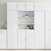 vidaXL augstais skapītis balts 80x42,5x185 inženierijas koks