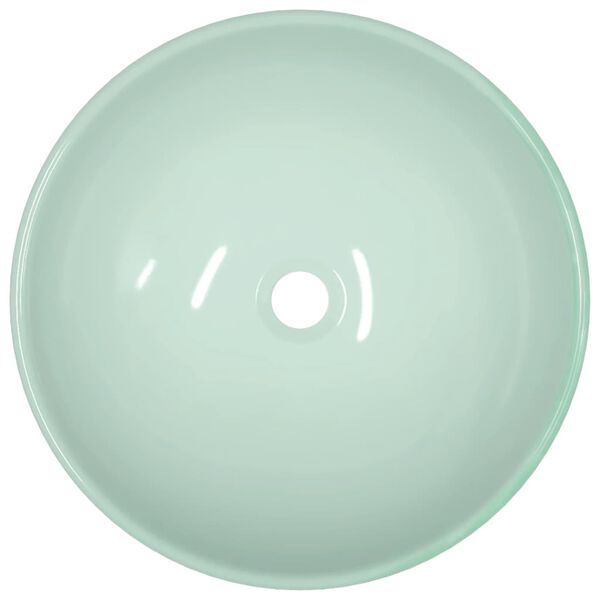 vidaXL izlietne, 42x14 cm, balta, rūdīts stikls