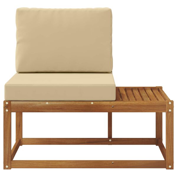 vidaXL Āra galējais dīvāns Dabiska 91 x 63 x 73 cm Cietā akācijas koks