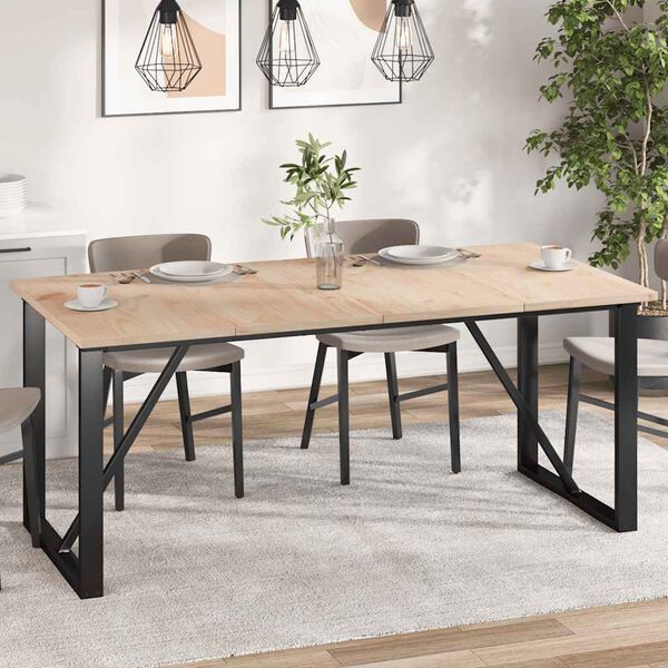 vidaXL galda virsmas, 4 gab., 90x45x2,5 cm, taisnstūra, priedes koks