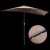 vidaXL Dārza parasols Pelēkbrūna 294 x 150 x 223 cm