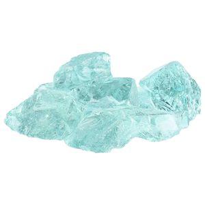 vidaXL Dārza Akmeņi Tirkīzzila 12 cm Stikls