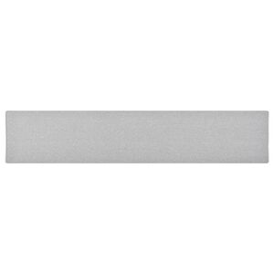 vidaXL paklāja celiņ&scaron;, gai&scaron;i pelēks, 80x400 cm