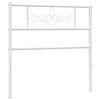 vidaXL rezerves galvgalis, balts, 107 cm