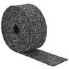 vidaXL Gumijas granulu rullis Melns 200 x 10 x 0,3 cm Gumija