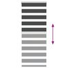 vidaXL žalūzijas zebra 60x150 cm auduma platums 55,9 cm poliesters