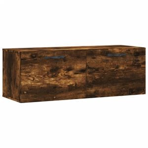 vidaXL sienas skapītis, ozola krāsa, 100x36,5x35 cm, inženierijas koks