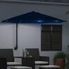 vidaXL Dārza parasols Azurblau 248 x 248 x 148 cm