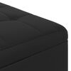 vidaXL Poga krēsls ar spilvenu Melna 60 x 60 x 45 cm Mākslīgā āda