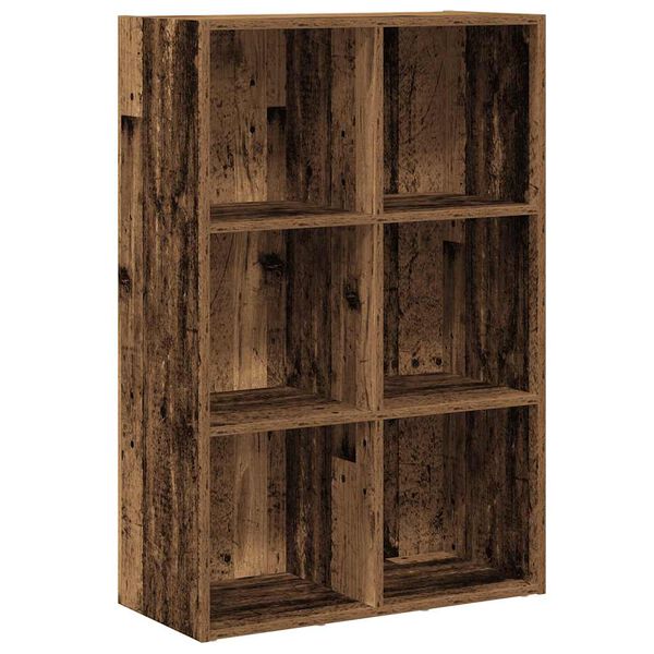 vidaXL grāmatu skapis/bufete Old Wood 66x30x98 cm Engineered Wood