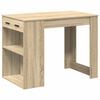 vidaXL rakstāmgalds ar atvilktni un plauktu Sonoma ozols 102x62x77,5cm